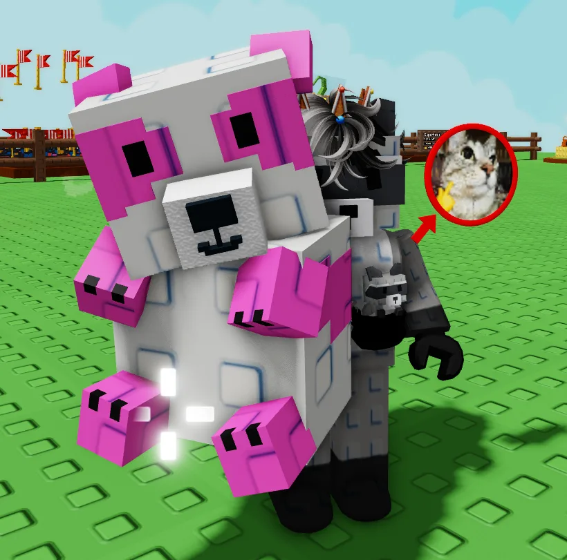 PINK PANDA PET (NEW PET) SUPER CUTE