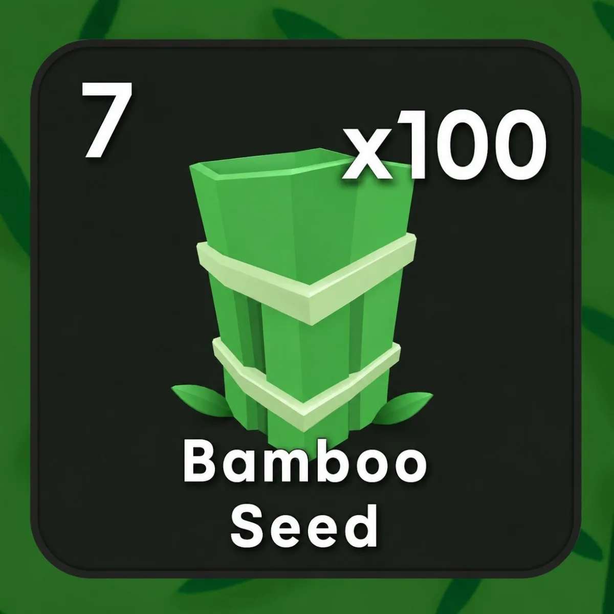 Bamboo Seed 100x — Account account