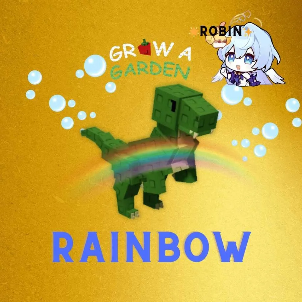 Rainbow T-Rex - Grow a Garden — Account account