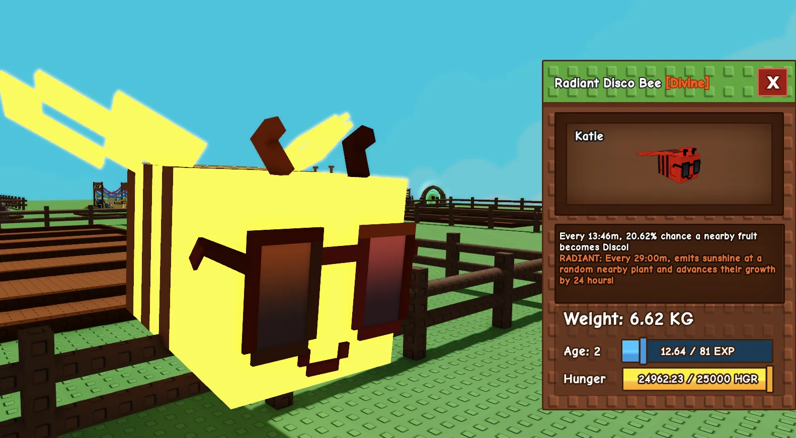 Huge Radiant Disco Bee 6+KG Base