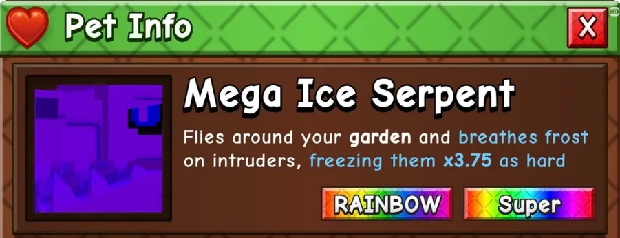 mystery box maple world ( mega rb ice serphant winning channce)