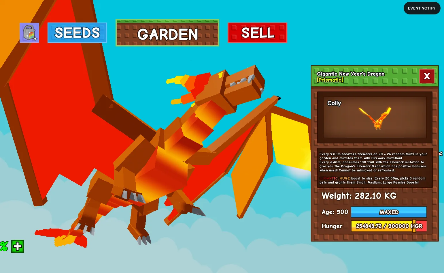 GIGANTIC NEW YEAR DRAGON 280 KG+ AGE 500