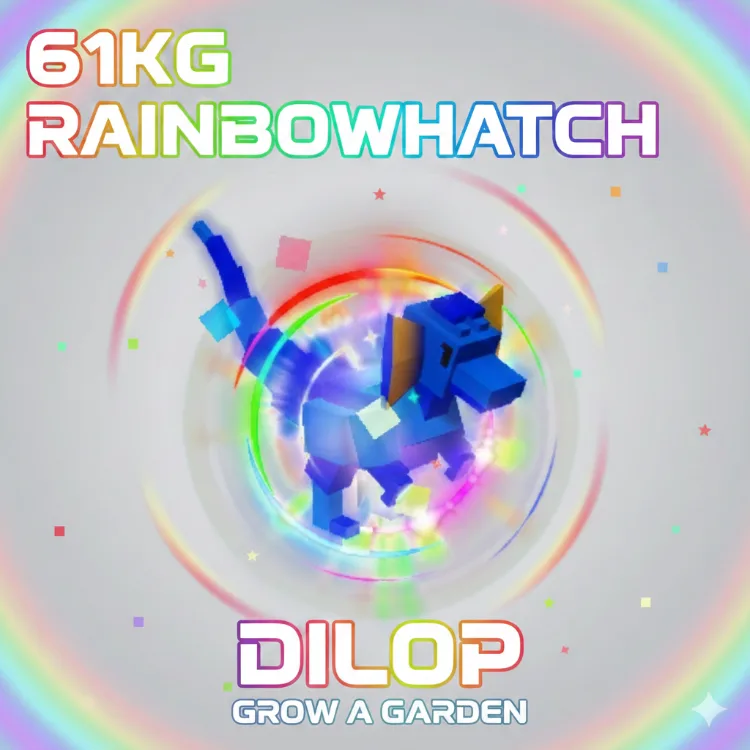 NIGHTMARE RAINBOW HATCH DILOPOSAURUS 61KG