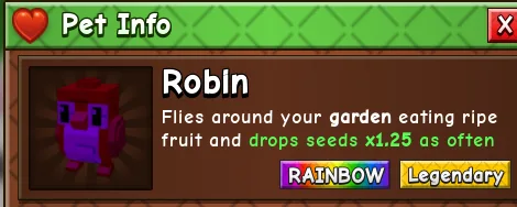 Robin (Legendary) — Account account