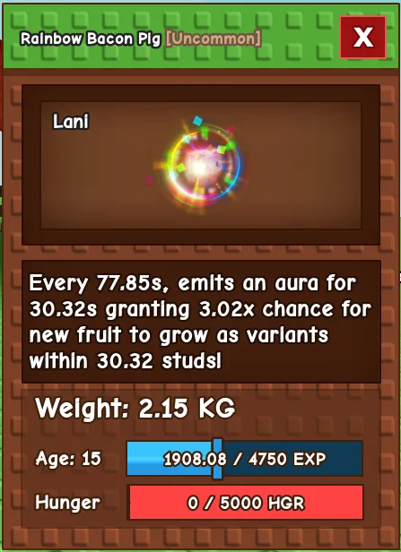 Rainbow Hatched Pig — Account account