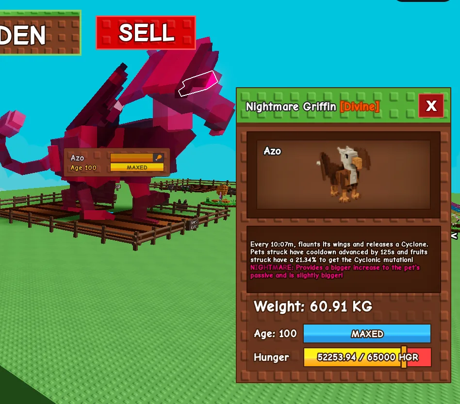 HUGE 60 - 61 KG GRIFFIN // NIGHTMARE MUTATION SEMI TITANIC — Account account