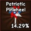 x1 Patriotic Pinwheel