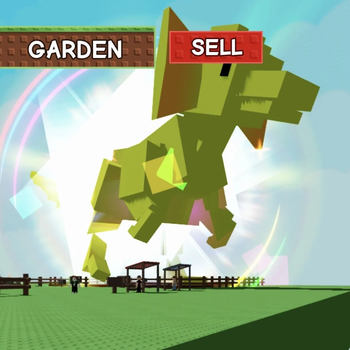 Level 500 RBH - Gigantic Rainbow Hatched Dilophosaurus 282.88 kg - Non Dupe - No Toy