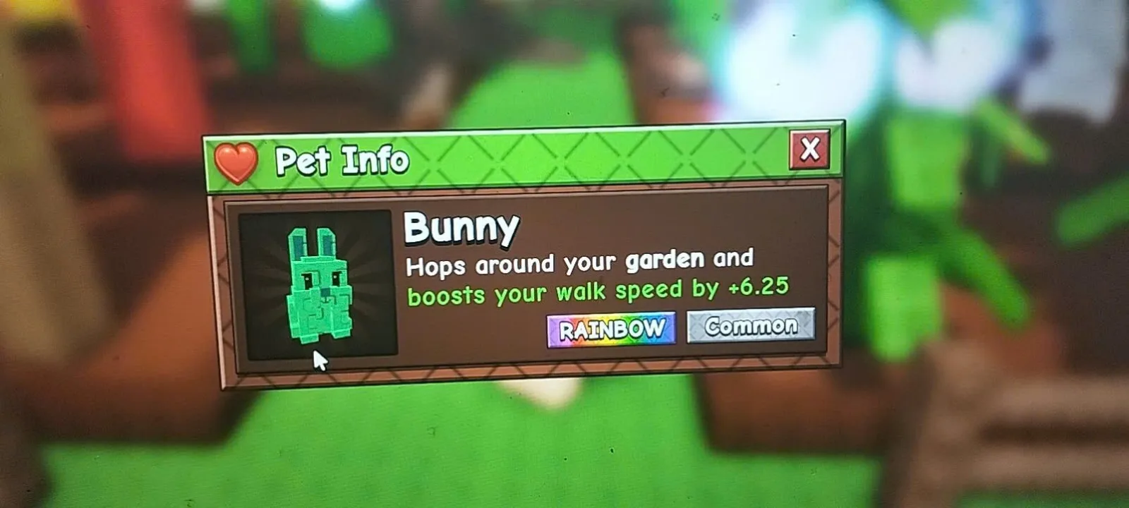 X1 Rainbow Bunny Grow A Garden2