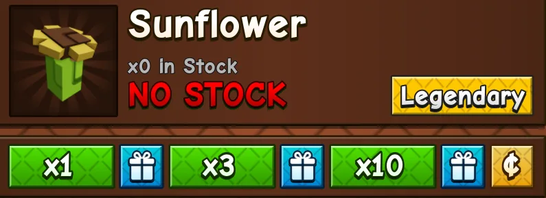 Sunflower Seed (Legendary)