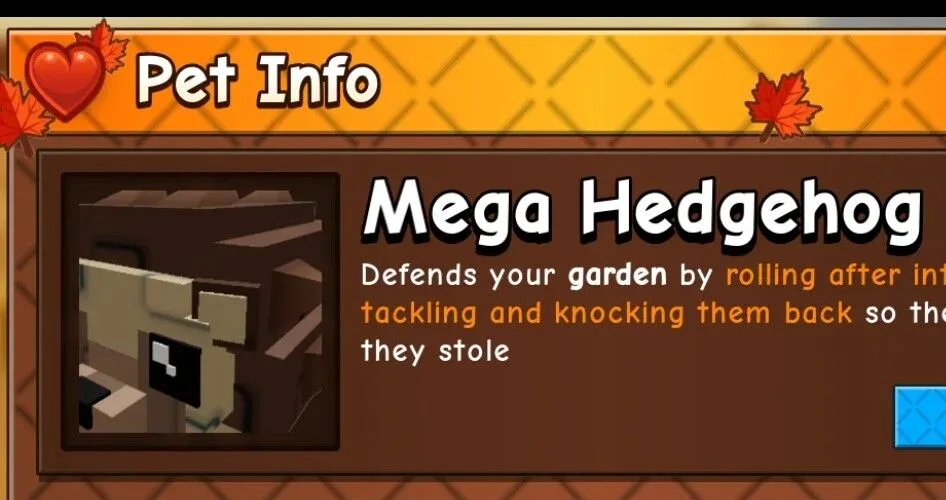 Hedgehog (Rare)