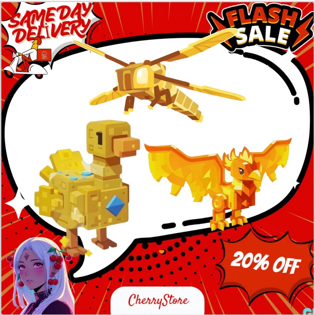 (3 PETS) Dragonfly+Phoenix+Golden Goose / Combo Pack GAG