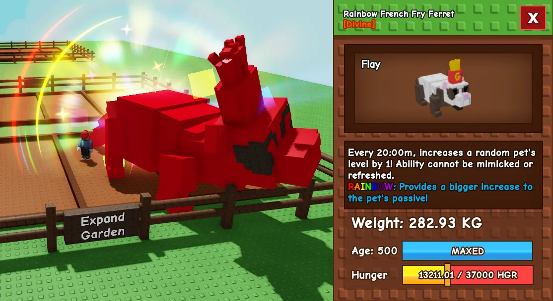 282.87kg+ Rainbow French Fry Ferret