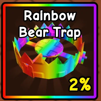 x1 RAINBOW BEAR TRAP