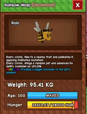 GODLY RAINBOW 95KG WASP 1m CD