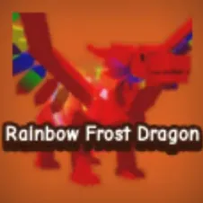 Grow A Garden Rainbow Frost Dragon - New Pet - Fast Delivery