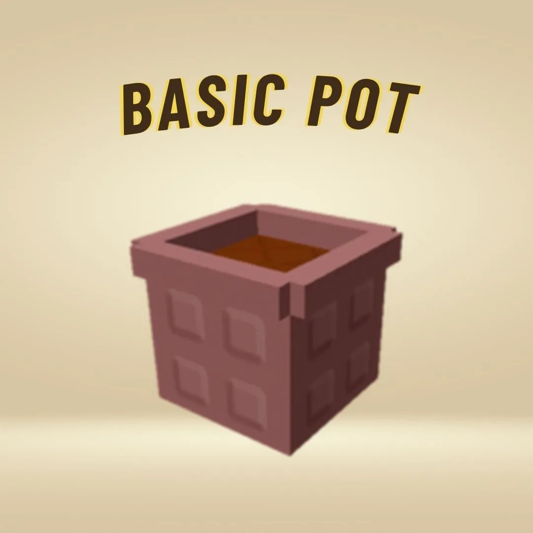 100x Basic Pot INSTANT DELIVERY - Grow a Garden 2