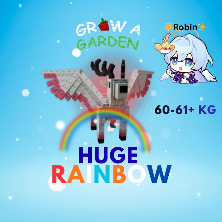 HUGE Rainbow Peryton - 60-61+KG - Very Cool - Grow a Garden — Account account