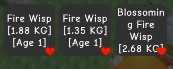 Fire Wisp RANDOM KG MUTATION PET CHEAPEST AND INSTANT DELIVERY — Account account