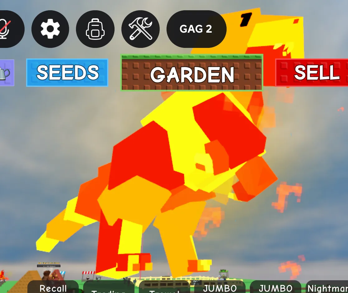 Godly EMBER T-Rex 113kg+ Age 125 Ember Mutation 15sec CD — Account account