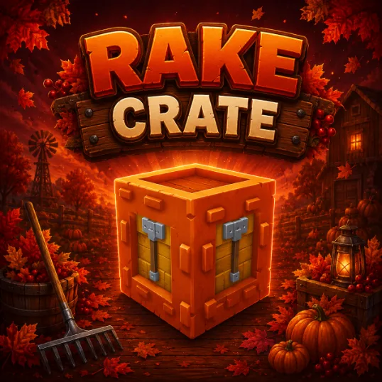 Rake crate Fall Harvest World
