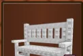 White Bench / Fast delivery