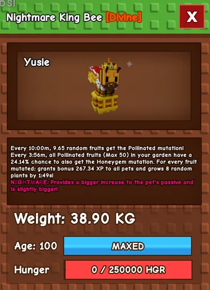 CHEAP Nightmare 38kg King Bee! Fast Delivery