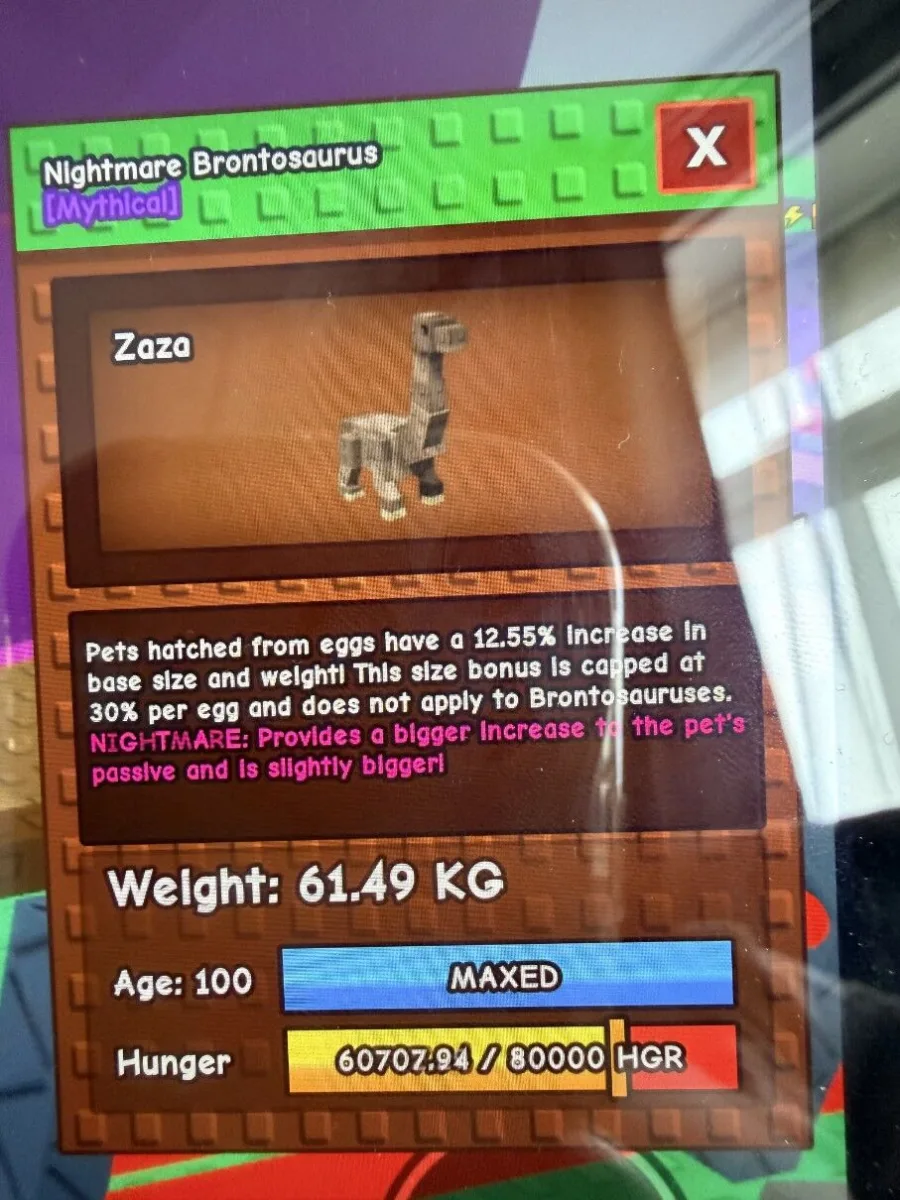 Nightmare brontosaurus — Account account