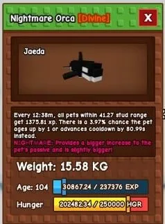 NIGHTMARE ORCA 15KG CHEAP FAST