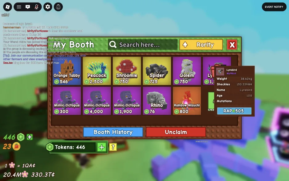 MEGA Everchanted Lyrebird 38.78kg age 100 - BY 1 GET TW0 PET FREE — Account account