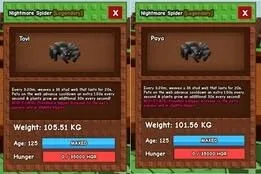 READY TITAN SPIDER 90-110 KG ( RANDOM MUTATION) Grow A Garden