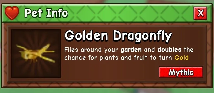Golden Dragonfly (Mythic) — Account account