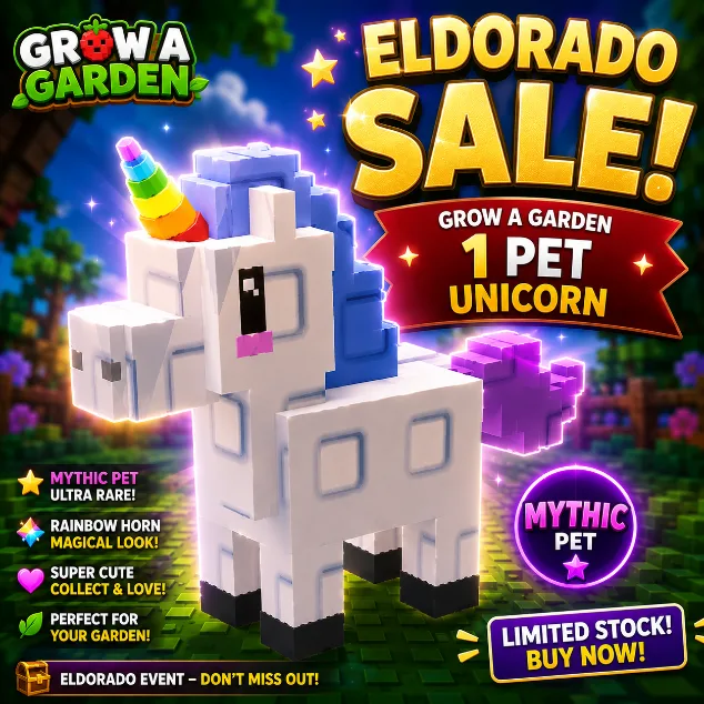 Grow a Garden 2 Pet Unicorn Fast Delivery — Account account