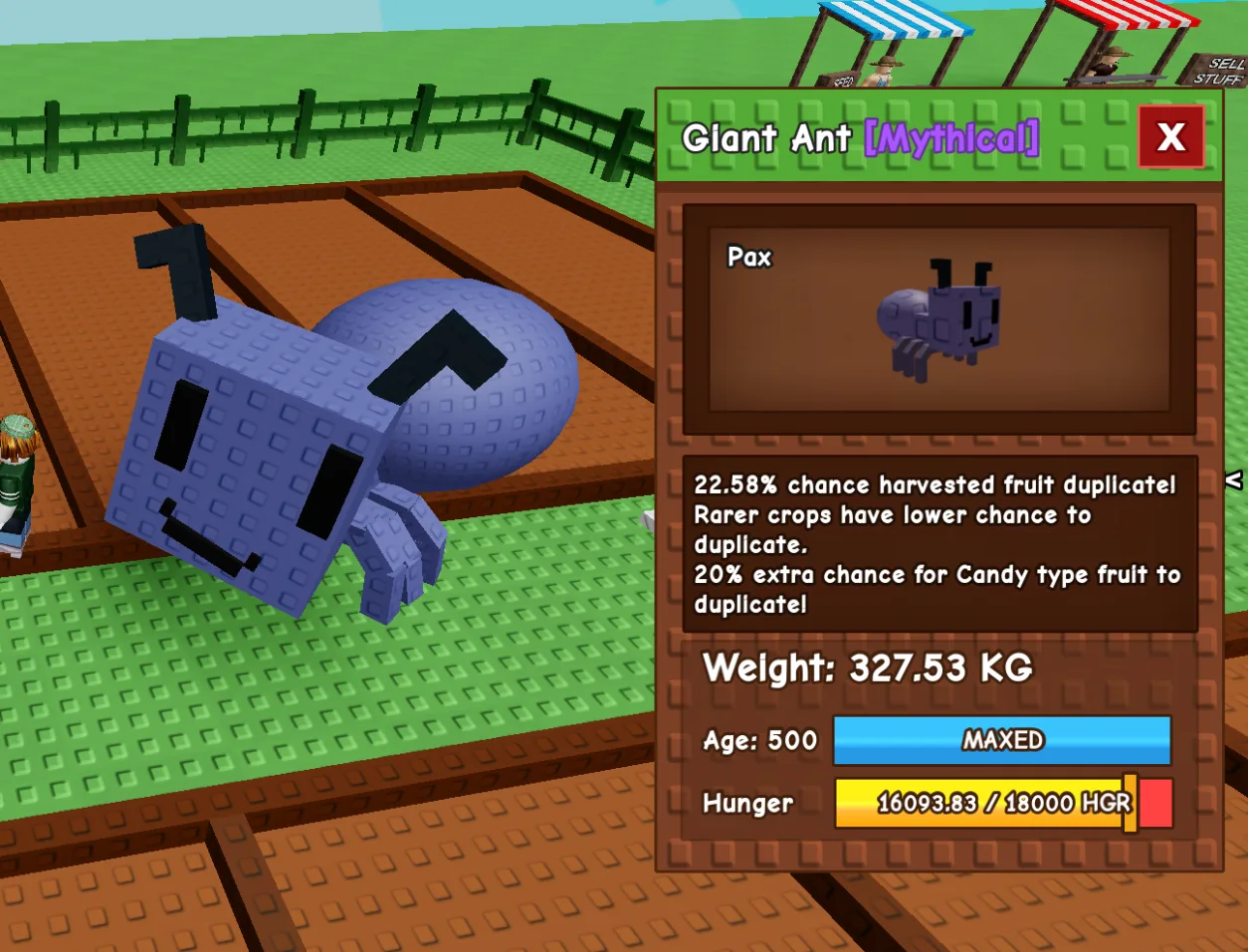 300KG++ GIANT ANT TITAN GODLY NO MUTATION