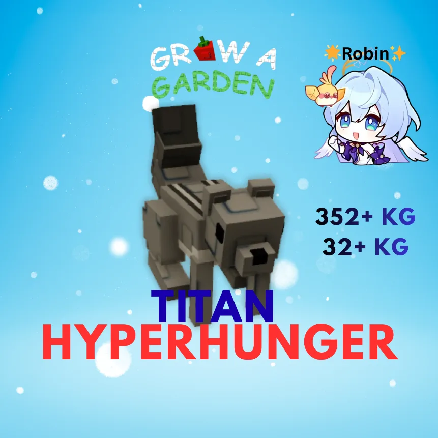 Hyper Hunger Chubby Chipmunk - 352KG - 32KG Visual - Max Weight - Grow a Garden — Account account