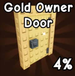 Gold Owner Door Grow a Garden 2