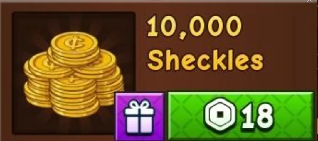 10K COIN SHECKLES GROW A GARDEN 2 — Account account