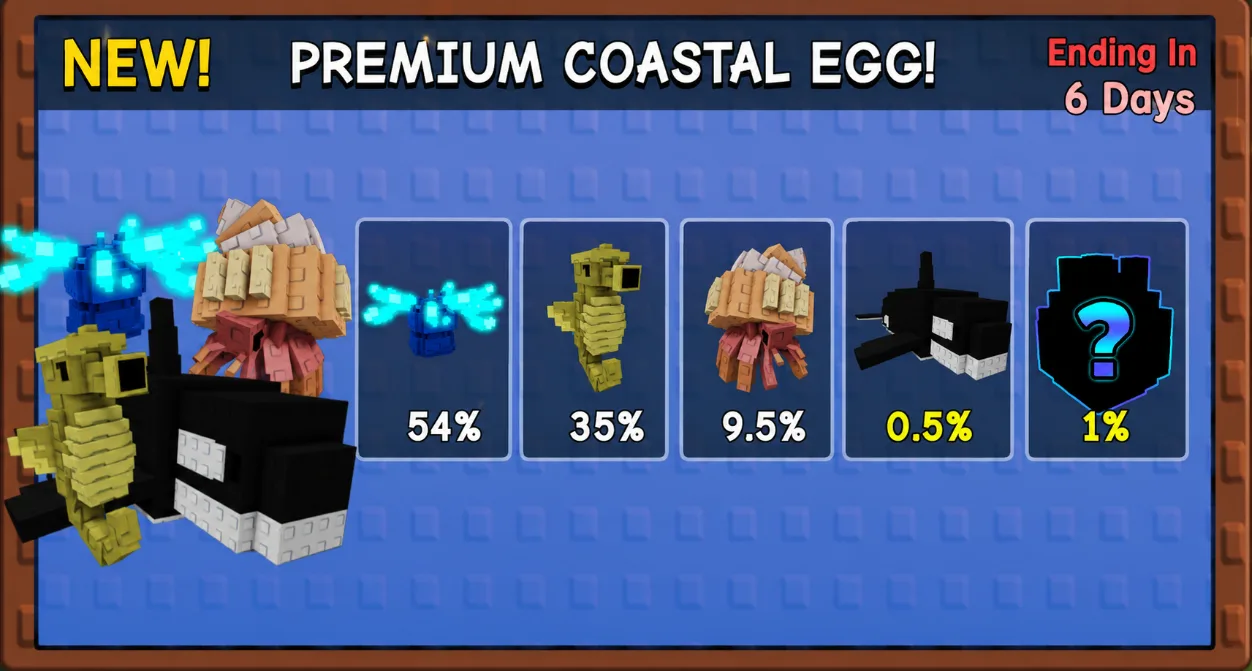 1 x Premium Coastal Egg 129 R