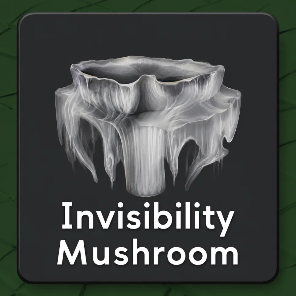 2X INVISIBILITY MUSHROOM