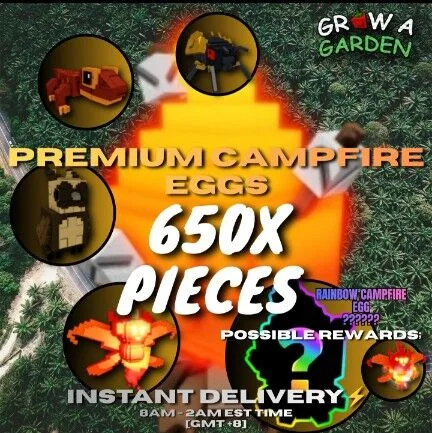 PREMIUM CAMPFIRE EGGS 650X PIECES — Account account