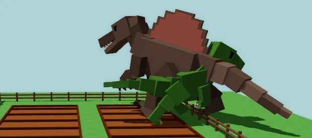 BIGGEST MEGA SPINOSAURUS AND T-REX HUGE 1/1 100 GURANTED PET