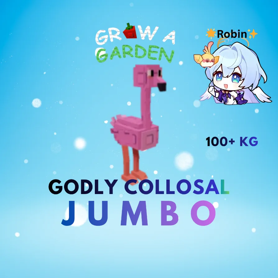 GODLY Collosal JUMBO Flamingo -100+KG - Grow a Garden