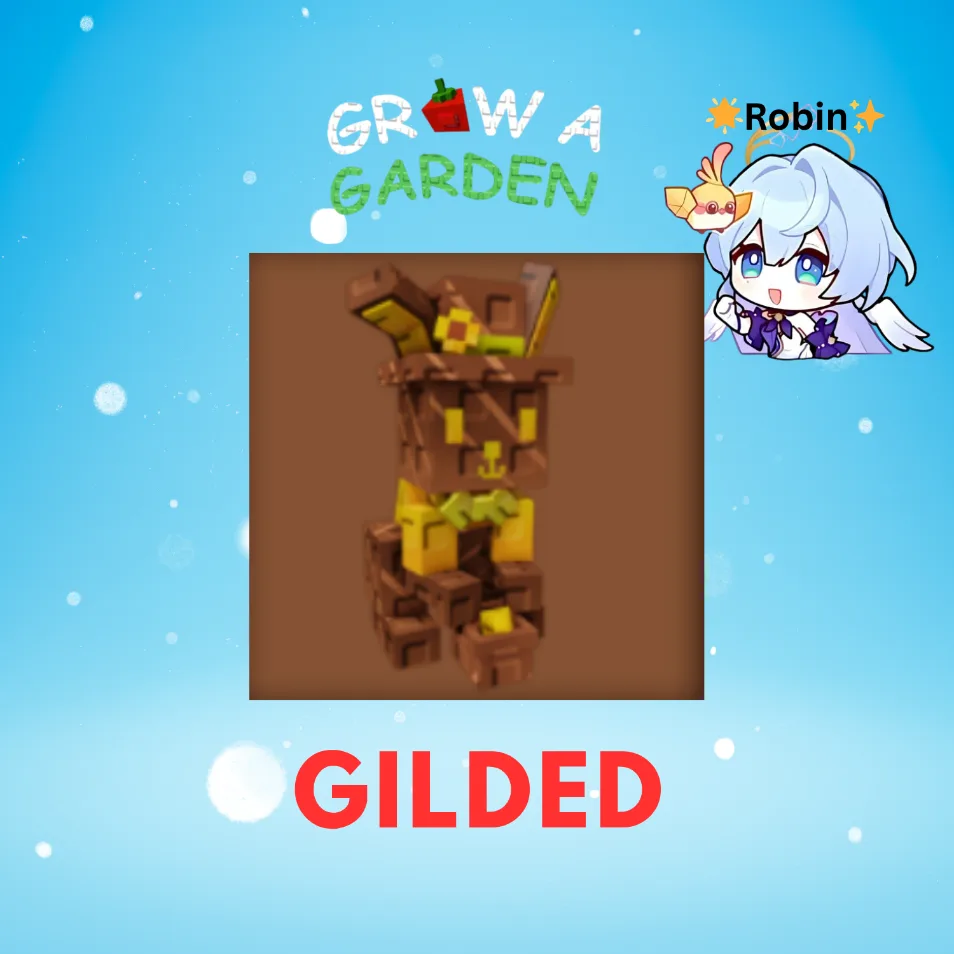 Gilded Choc Easter Bunny - Grow a Garden — Account account