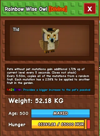 Rainbow Mutation Wise Owl - Fast Delivery