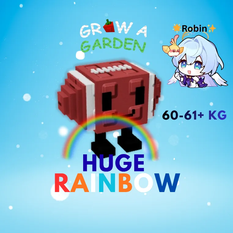 HUGE Rainbow FootBall - 60-61+KG - Grow a Garden — Account account