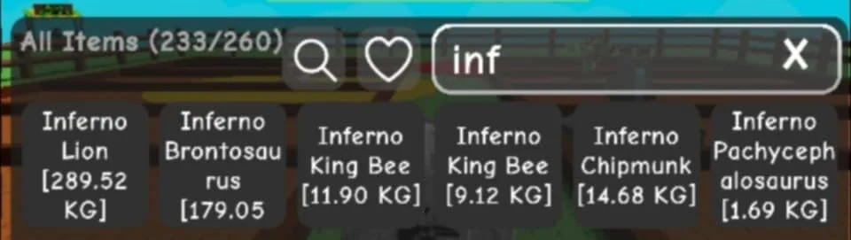 TRASH INFERNO PET (FOR SHARK METHOD) RANDOM PET INSTANT DELIVERY