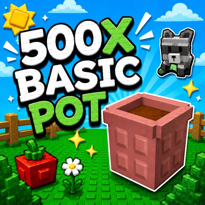 500x Basic Pot - INSTANT DELIVERY!
