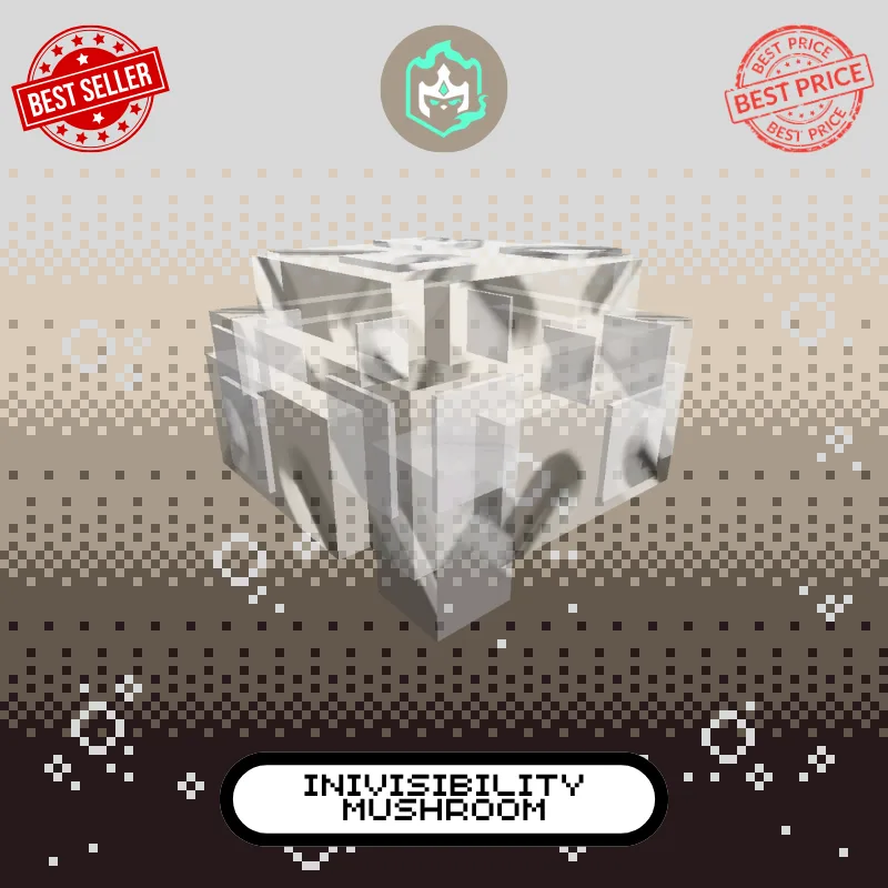 x2 Invisibility Mushroom Clean & Safe Guaranteed Instant Delivery (Legendary)