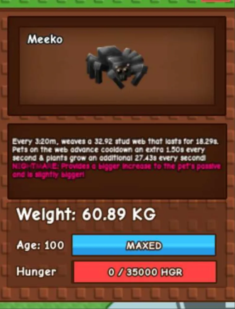 HUGE SPIDER NM / VENOM / EVER 60KG - 61KG — Account account