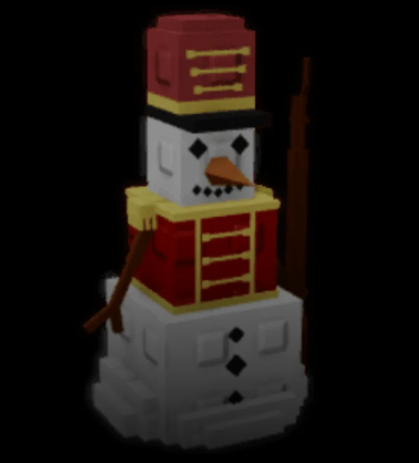 SNOWMAN SOLDIER PET
